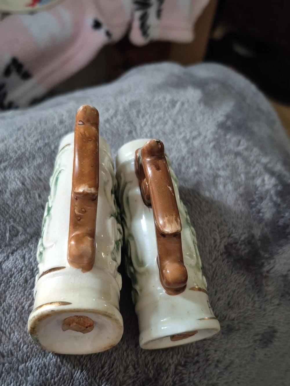 Vintage Beer Stein Salt & Pepper Shakers Made In Japan